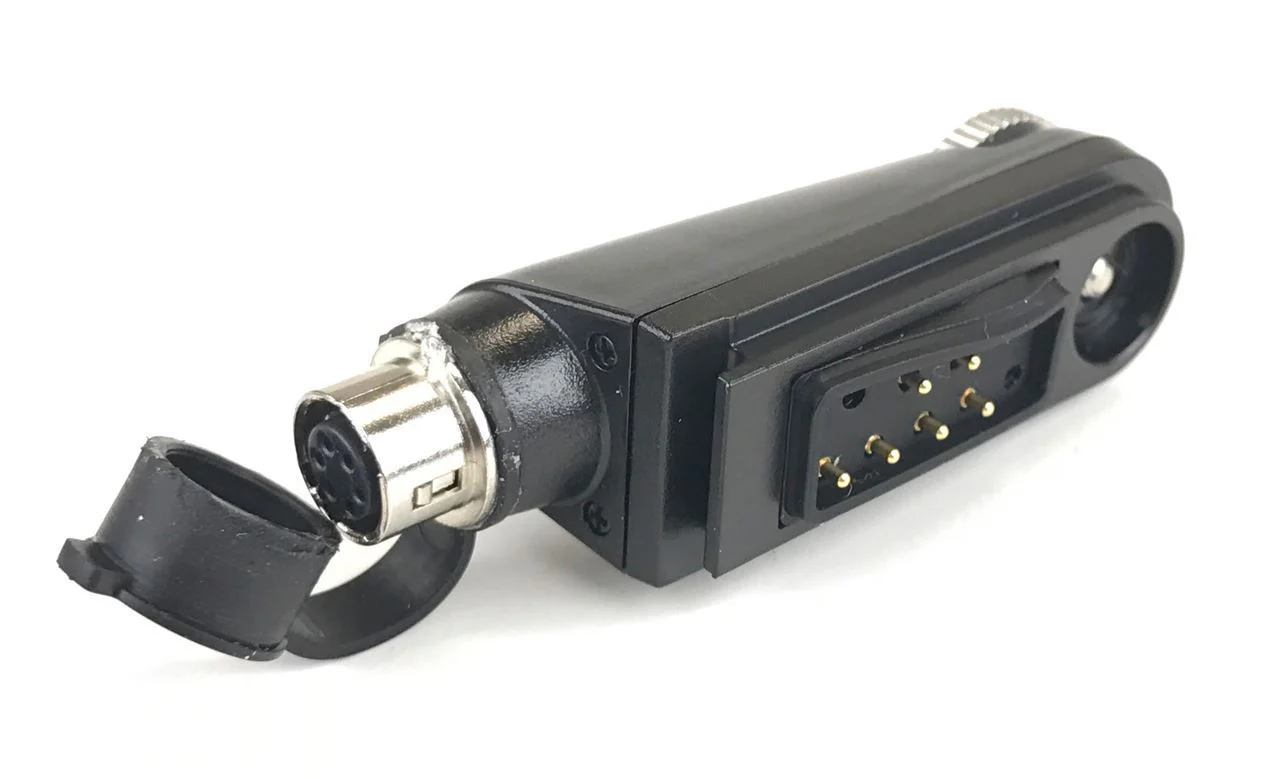 6 Pin Hirose Quick Release Adapter for Harris XG-100 Portable Radio - Image 2