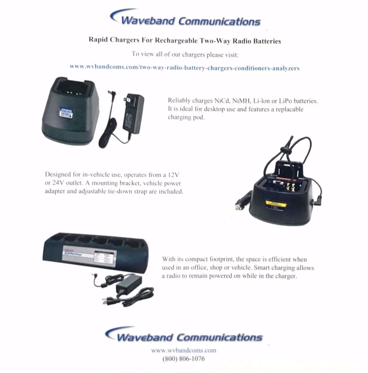 6 Station Rapid Rate Charger for Bendix King KNG-P400 Portable Radios - Image 5