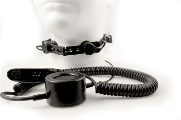 Throat Microphone Headset for EF Johnson 5100 Two-Way Radio - Image 2