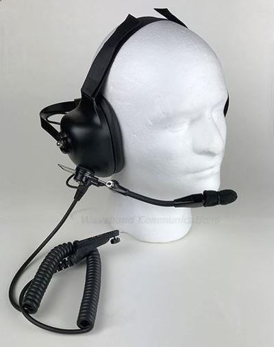 Dual Muff Noise Canceling Headset for Harris P5100/ P5200/ P7100/ P7200 - Image 3