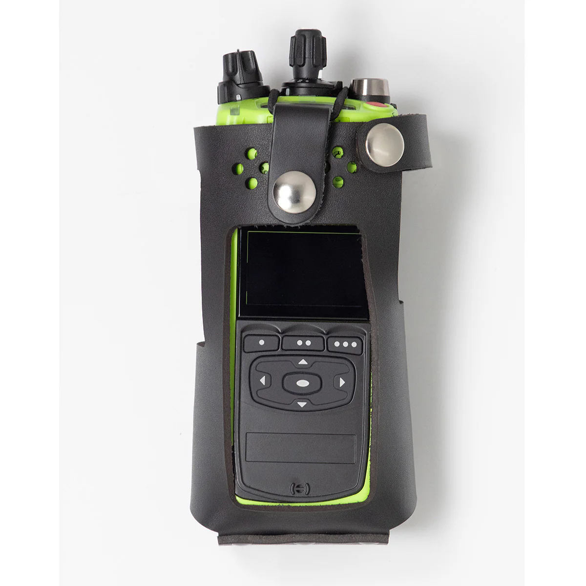 Heavy Duty Leather Case with Swivel for Harris XL-200/ XL-185 Portable - Image 4