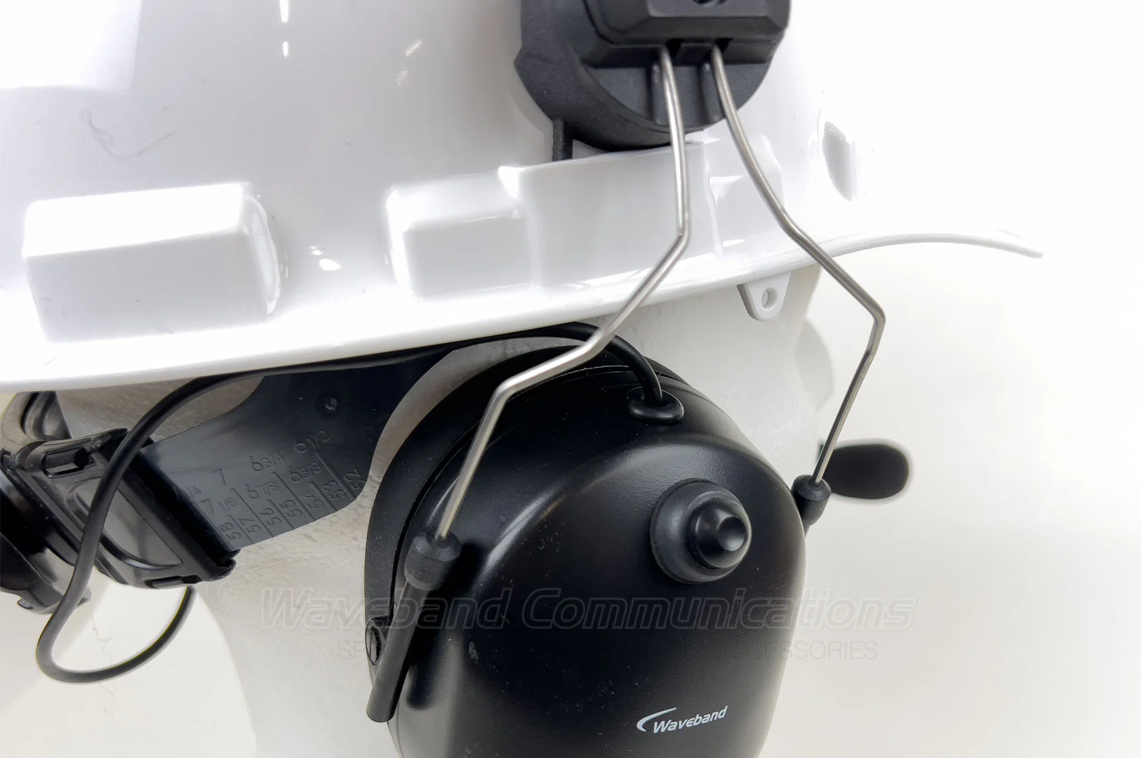 Heavy Duty Noise Canceling Headset with Hardhat/Helmet Attachment - Image 3