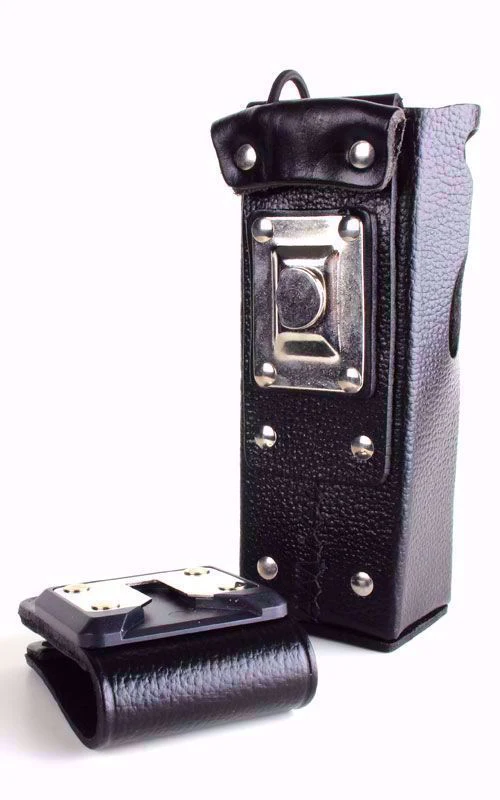 Leather Swivel Case for Motorola MTS 2000 - Image 3