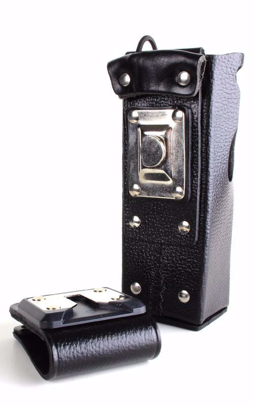Swivel Leather Holster for Motorola XTS 3000 Full Keypad Radio - Image 3
