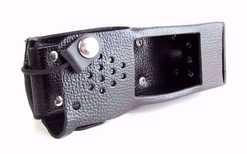 Swivel Leather Holster for Motorola XTS 3500 Full Keypad Radio - Image 2