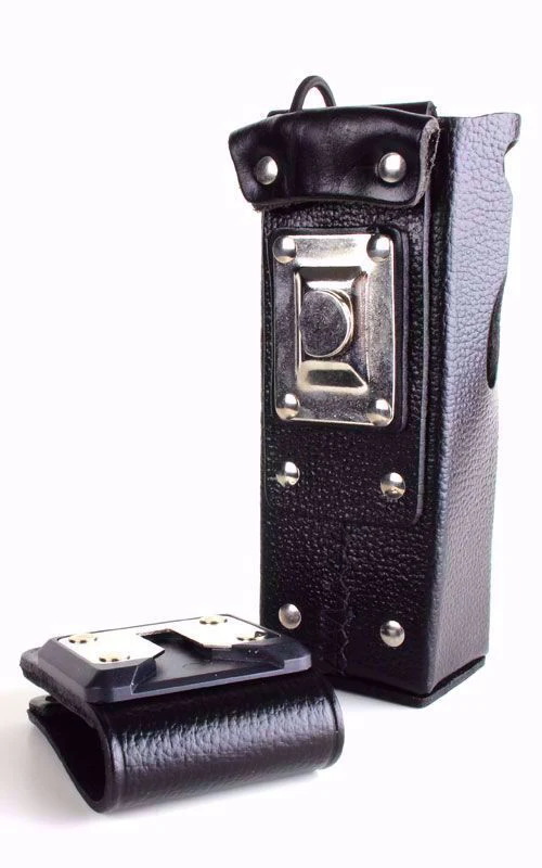 Swivel Leather Holster for Motorola XTS 3500 Full Keypad Radio - Image 3