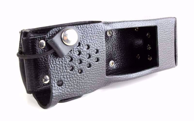 Swivel Leather Holster for Motorola XTS 5000 Full Keypad Radio - Image 2