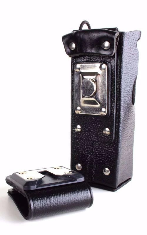Swivel Leather Holster for Motorola XTS 5000 Full Keypad Radio - Image 3