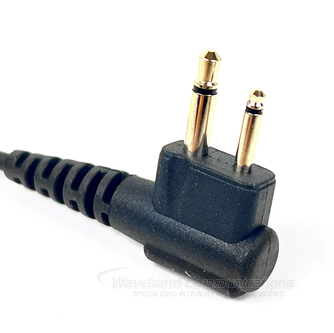 Lightweight Behind-the-Head Headset for Motorola CP200 Radio with Velcro PTT - Image 4