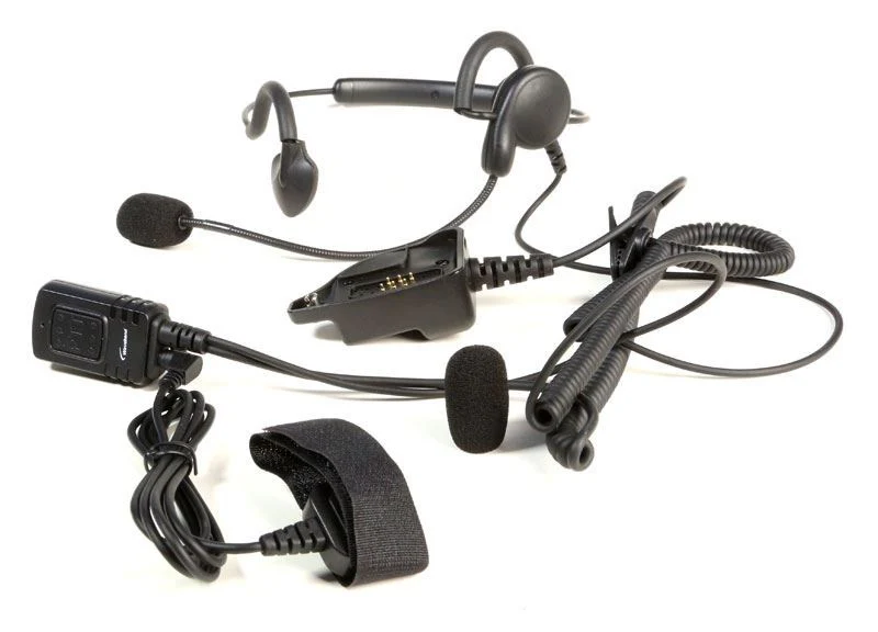 Heavy Duty Behind-the-Head Headset for Harris M/A-Com XG-25 Handheld Radio - Image 2