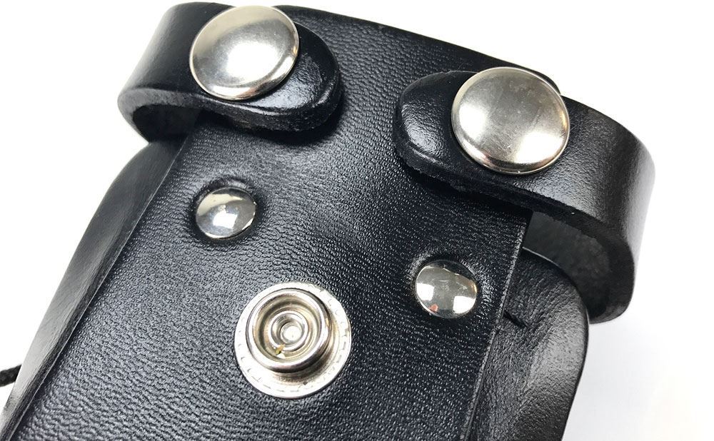 Motorola APX8000XE Leather Case with D Rings (Short Batteries) - Image 4