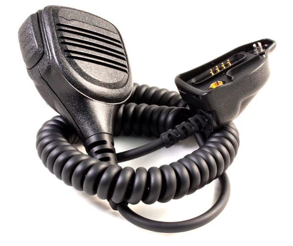 Speaker Microphone with 3.5mm Accessory Port for Harris XL-45 Portable Radio - Image 2