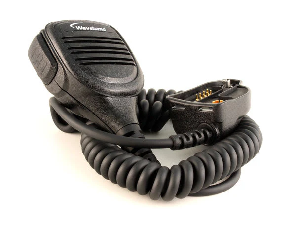 Speaker Microphone with Emergency Button for Harris XL-45 Portable Radio - Image 2
